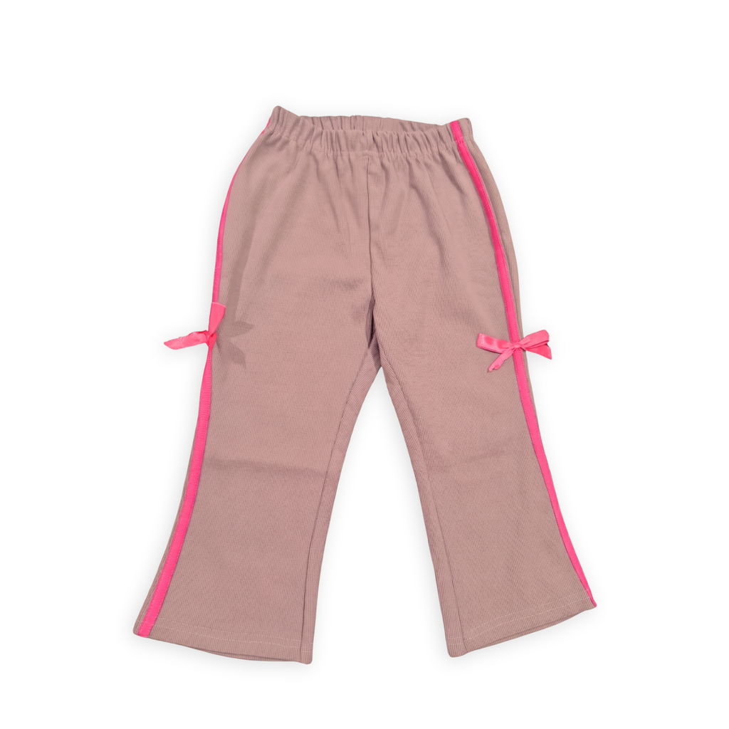 Aka Girls Autumn Bow Detail Top & Trouser Set | Autumn Cotton Co-ord